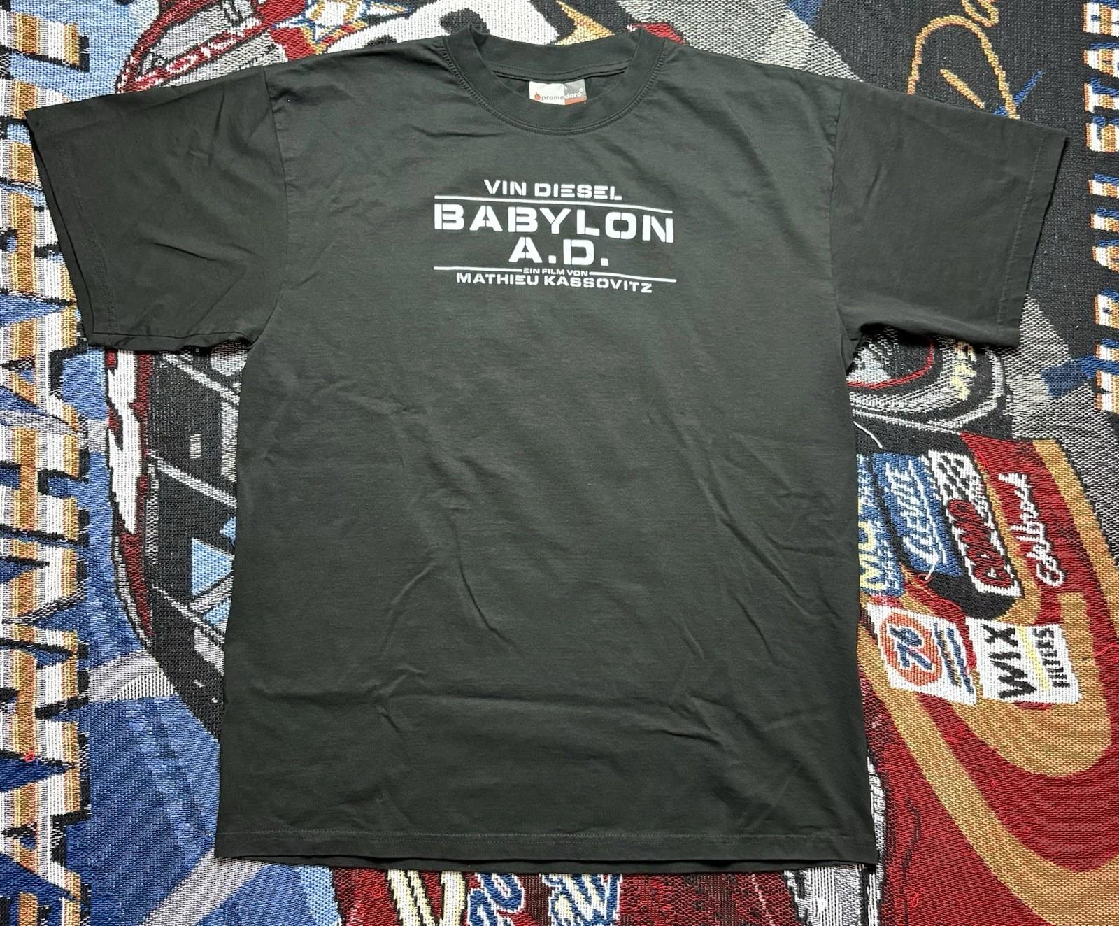 Vintage Babylon AD Shirt Vin Diesel Movie Promo Tee Men’s Large 2008 3XL