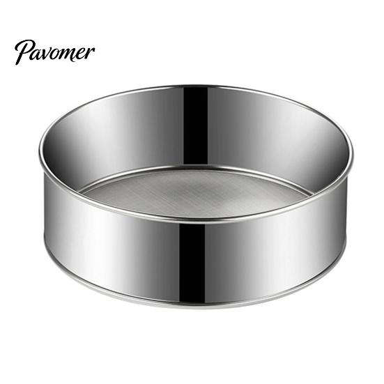 Rust Resistant Sifter Stainless Steel Flour Sifter, Handheld Fine Mesh Strainer, Durable Corrosion Professional Baking Sieve Round for Cocoa