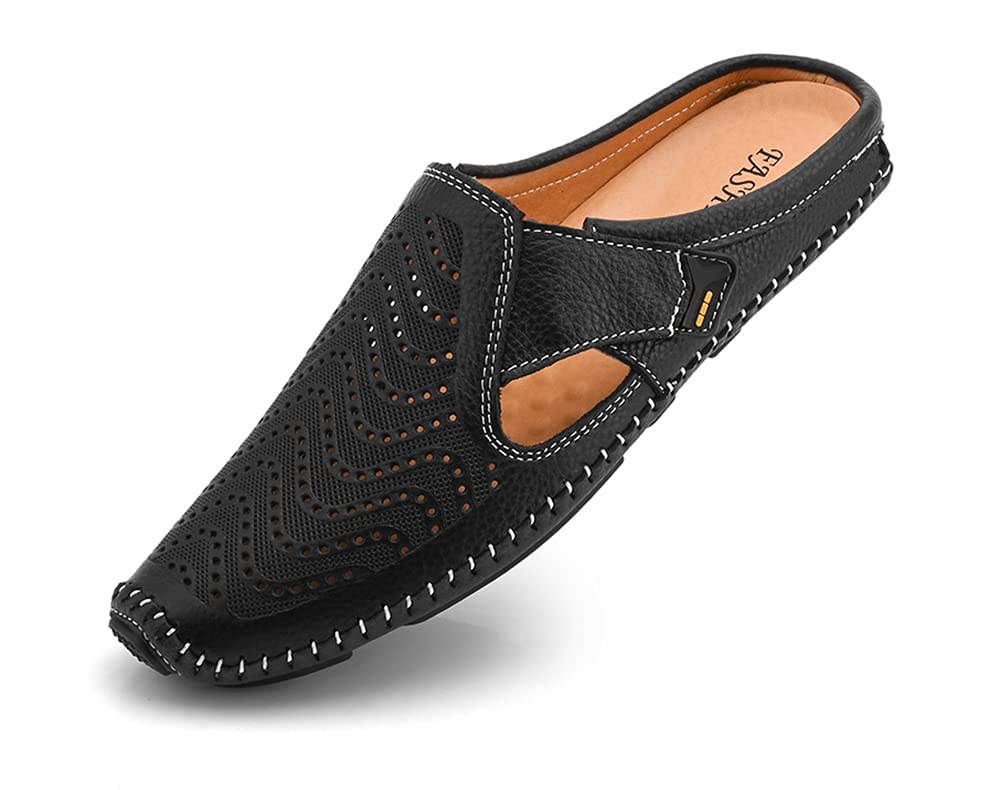 Business Natural No Katou-ni Men's Shoes, Sandals/Slippers, Leather, Office/Indoor Use, Heel, BTX-016HEI-25.0cm