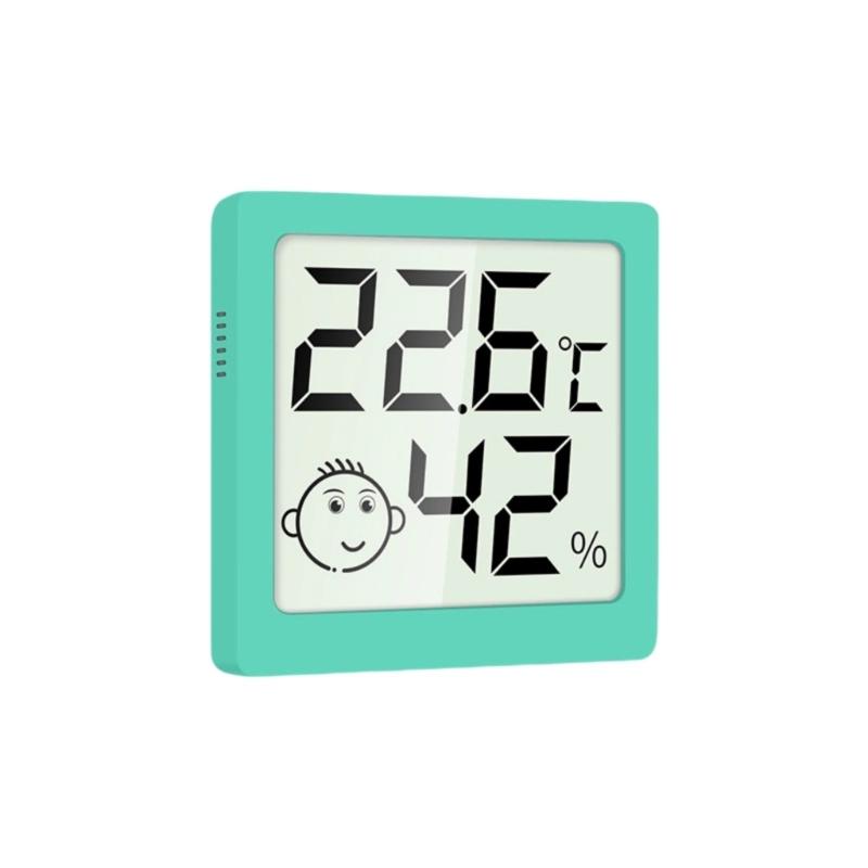 High precisions LCD Display Humidity Temperature Meter Magnetic Mount Stand Base ABS Universal for Home Office Use