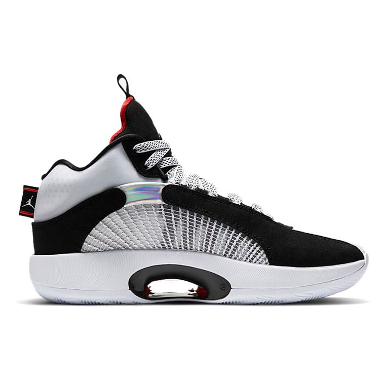 Air Jordan 35 PF DNA Unisex Sneakers Black White Chile-Red CQ4228-001