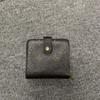 Used Monogram Compact Zip Bifold Wallet B45