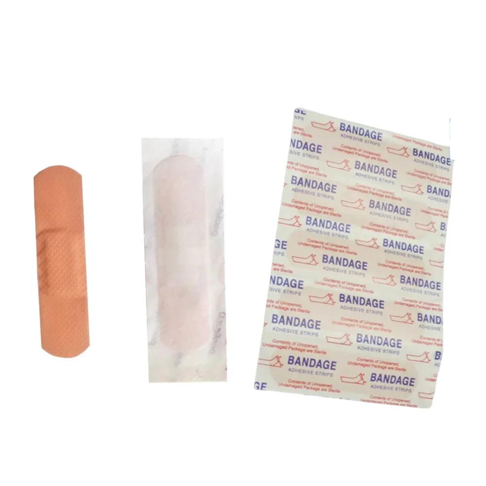 100Pcs First Aid Bandage Adhesive Plaster Wound Hemostasis Sticker Band Aid Stickers for Kids Children Emergency Kit