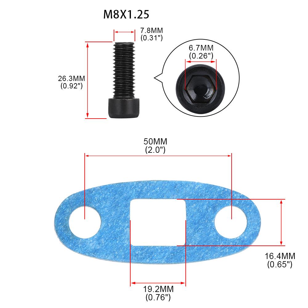High-Demand Turbocharger 1/2NPT Oil Line Flange Adapter for T3 Auto Parts