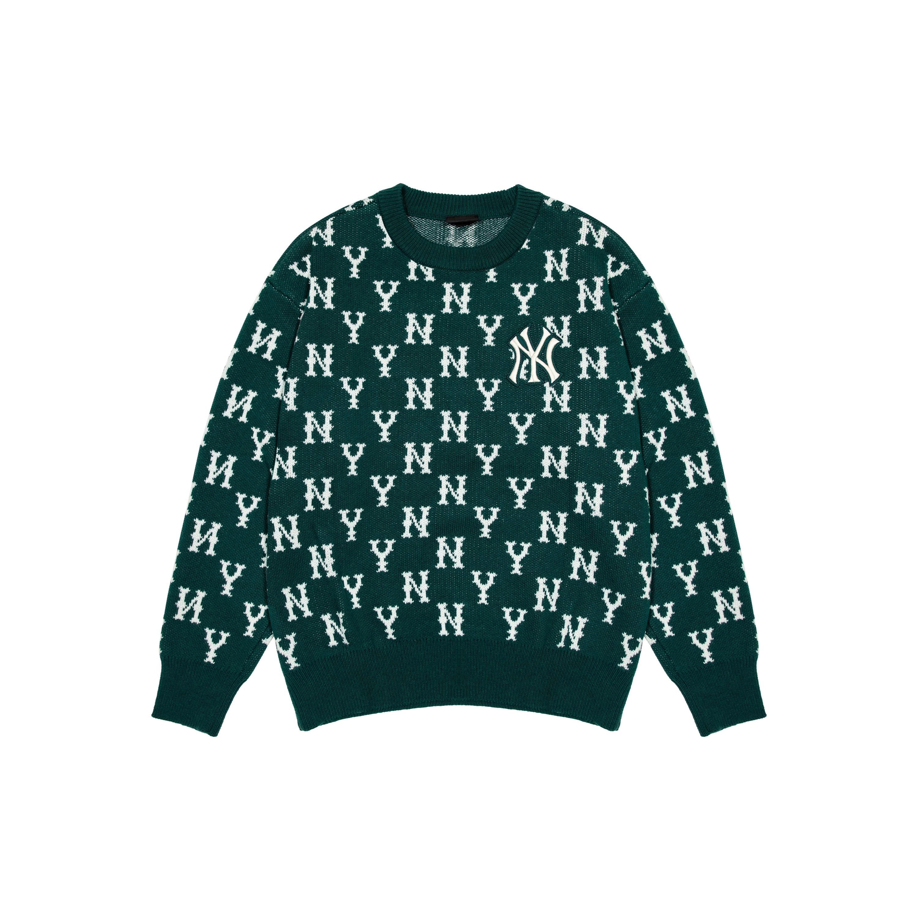 MLB New York Yankees Sweaters Unisex Dark Green Crew Neck Moderate Other 3AKPM0126-50GND XL