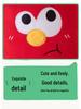 Cartoon Fire Extinguisher Plush Pillow with Road Cone Backrest and Warning Sign Prop