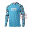 Pelagic Fishing Suit Men's Spring, Summer and Autumn Long Sleeve Sunscreen Hooded T-Shirt Breathable Luya Fishing Suit UV Protection