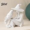 Collectible Dark Home Accessories 3D Printed Witch Statue Gothic And Raven Sculpture Halloween Party Centerpiece Mystical Figurine for Desktop Shelf