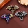Matte Finish Metal Double Headed Dragon Brooch 1Pcs Unisex Animal Pin Fashion Accessory for Blazer Backpack Daily Outfit