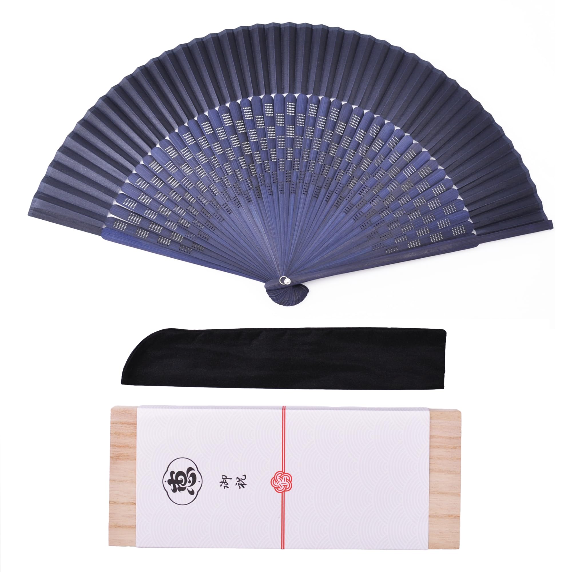 

Коробка Носи Клетчатый Темно-синий [Кейчидо] Веер, Рамка, xin02,