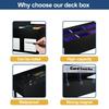 Holds 2400+ Sleeveless Trading Card Storage Box with Magnetic Closure Bulk Graded Deck Case For Final Fantasy Mtg Sports Cards
