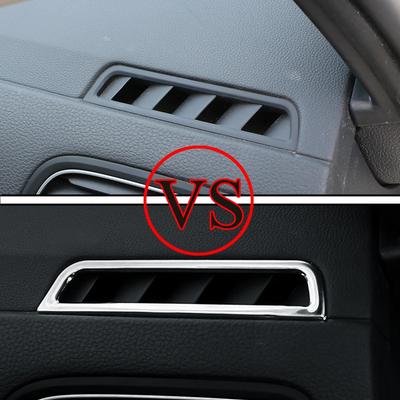 2Pcs Car AC Vent Outlet Sticker for Volkswagen VW Golf 7 7.5 MK7 MK7.5 2013 - 2019 LHD Air Conditioning Cover Trim Accessories
