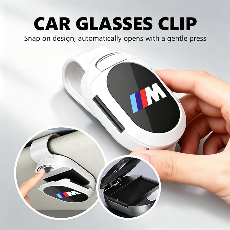 Car Sticker Glasses Storage Clip For Car Sun Visor Auto Accessories Fit BMW 1 3 4 5 7 Series X1 X2 X3 X4 X5 X6 X7 Z4 M3 M4 M5 M8 BW3