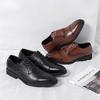 Four Seasons New Men's Leather Shoes Business Dress Men's Leather Shoes British Casual Wedding Shoes Men's
