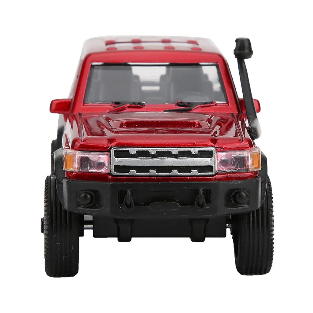 Automodell Toyota LC-6X6 im Maßstab 1/32, Legierungs-ABS-Material, Legierungsautospielzeug, hohe Simulation, langlebig, robuste, helle Farbe, für Geschenke