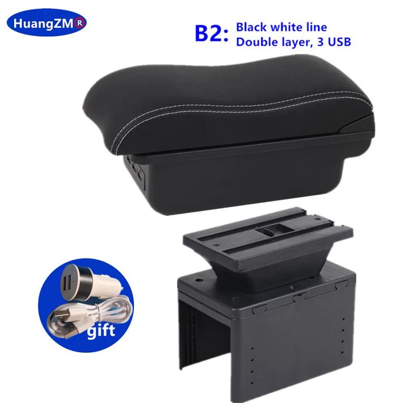 For Fiat Grande Punto Armrest Box for Fiat Punto Car Armrest Box Central Storage Box Interior Retrofit Car Accessories