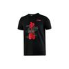 Li-Ning China Embroidery Breathable Sports Round Neck Short Sleeve T-Shirt Men Tops Black AHSR761-3