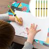 1/2/3/5/10Pcs Nut Decompression Pen Stress Relief Threaded Wooden Pencil Students School Work Anxiety Relief Silent Calming Rotating Nut Fidget Pencil