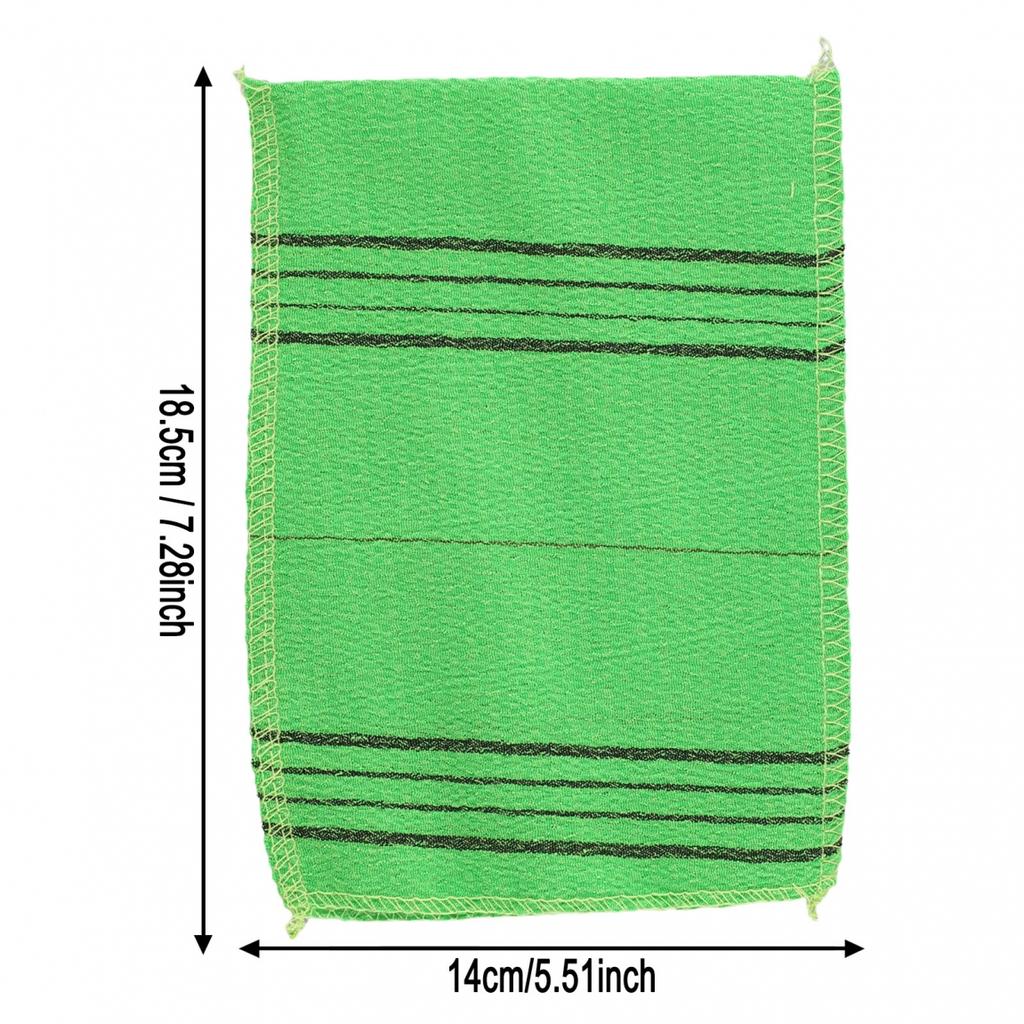 14*18.5cm Towel 5Pcs Asian Body Scrub Exfoliating Korean