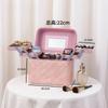 Large Capacity Advanced PU Leather Makeup Bags Fashion  Women's Travel Multiple Models Portable Makeup Box Portable Storage Bags