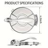 Dough Press Metal Dies Steel Flour Tortilla Press Dumpling Dough Tortillas Flour Bread Mold Sandwich Taco Press - 6.5 inch