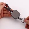 Retractable Key Ring Carabiner Extender With Chain Retractable Badge Clip For Camping Daily Commute Hiking Outdoor Travel