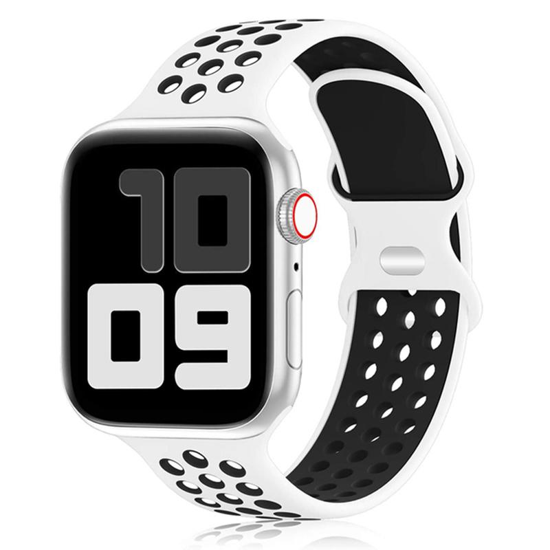Silicone Strap for Apple Watch Band Ultra2 49mm Series 9 8 7 41mm 45 Mm 38mm 42mm Sport Bracelet iWatch 7 6 SE 5 4 3 44mm 40mm