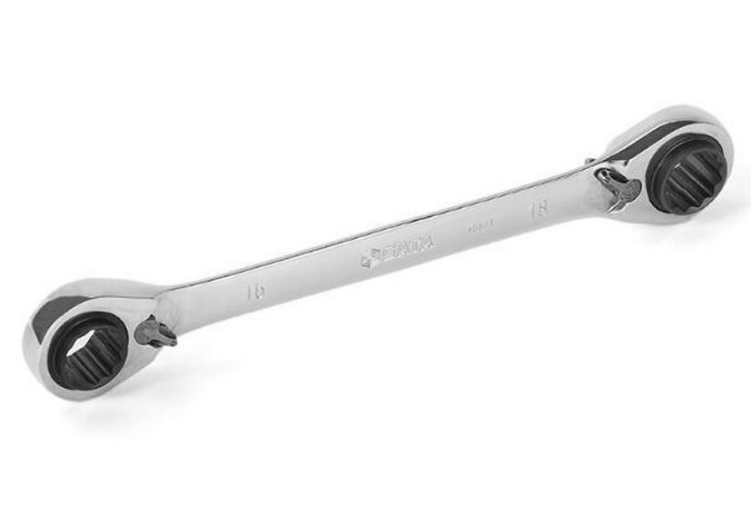 SATA 4-in-1 Quick Release Double-Ended Ratchet Ring Spanner (46621-46624)