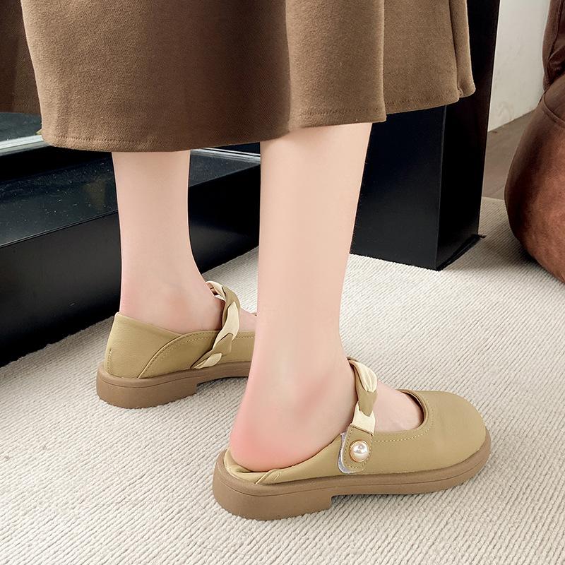 French Shallow Mouth Mary Jane Single Shoes Women's 2025 Spring New with Skirt College British Style High Heel Small Leather Shoes