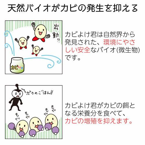 Comolife Bio Mold Guard for Under-Sink Use, Set of 2, Mold Inhibitor, Bio, Replaces Every 3 Months, Made In Japan