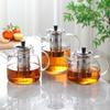 GOWKE 1500ml Nordic Glass Teapot and Pitcher Set