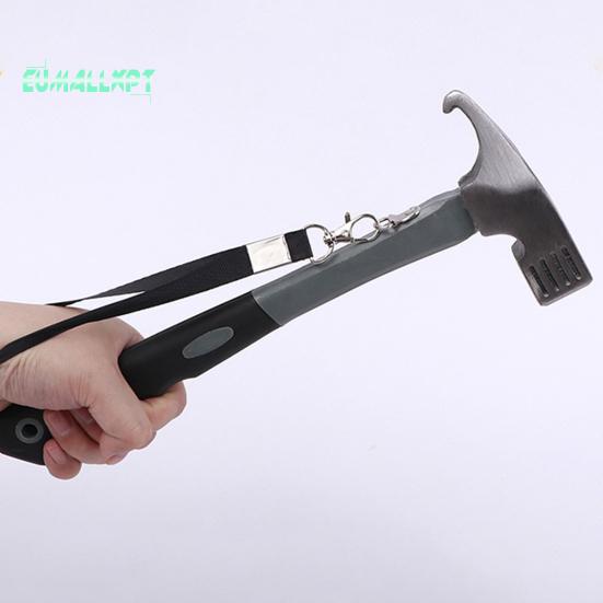 Camping Hammer with Stake Puller Ergonomic Handle Rustproof Corrosion Resistant Outdoor Tent Hammer Camping Supplies
