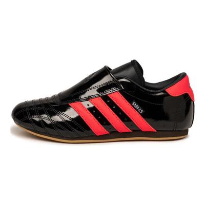 TAEKWONDO Slip Resistant Abrasion Resistant Low Top Training Shoes Unisex Black Red JS1228