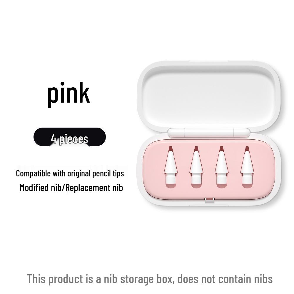 Original Capacitive Pen Nib Replacement & Storage Box for iPad Pencil, Compatible with Apple Pencil.