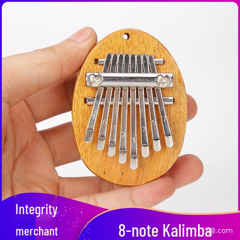 8-Tone Mini Thumb Piano | Solid Wood Kalimba | Finger Piano