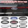 Car Sticker Ford New 2025 Hot 1Pc 11.5cm Car Front Rear Trunk Emblem Cover Sticker for Ford Focus Mondeo Edge Ecosport Ranger Fi