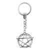 30mm Keychains Sun Moon Pentagram Vintage Jewelry Supplies QY047