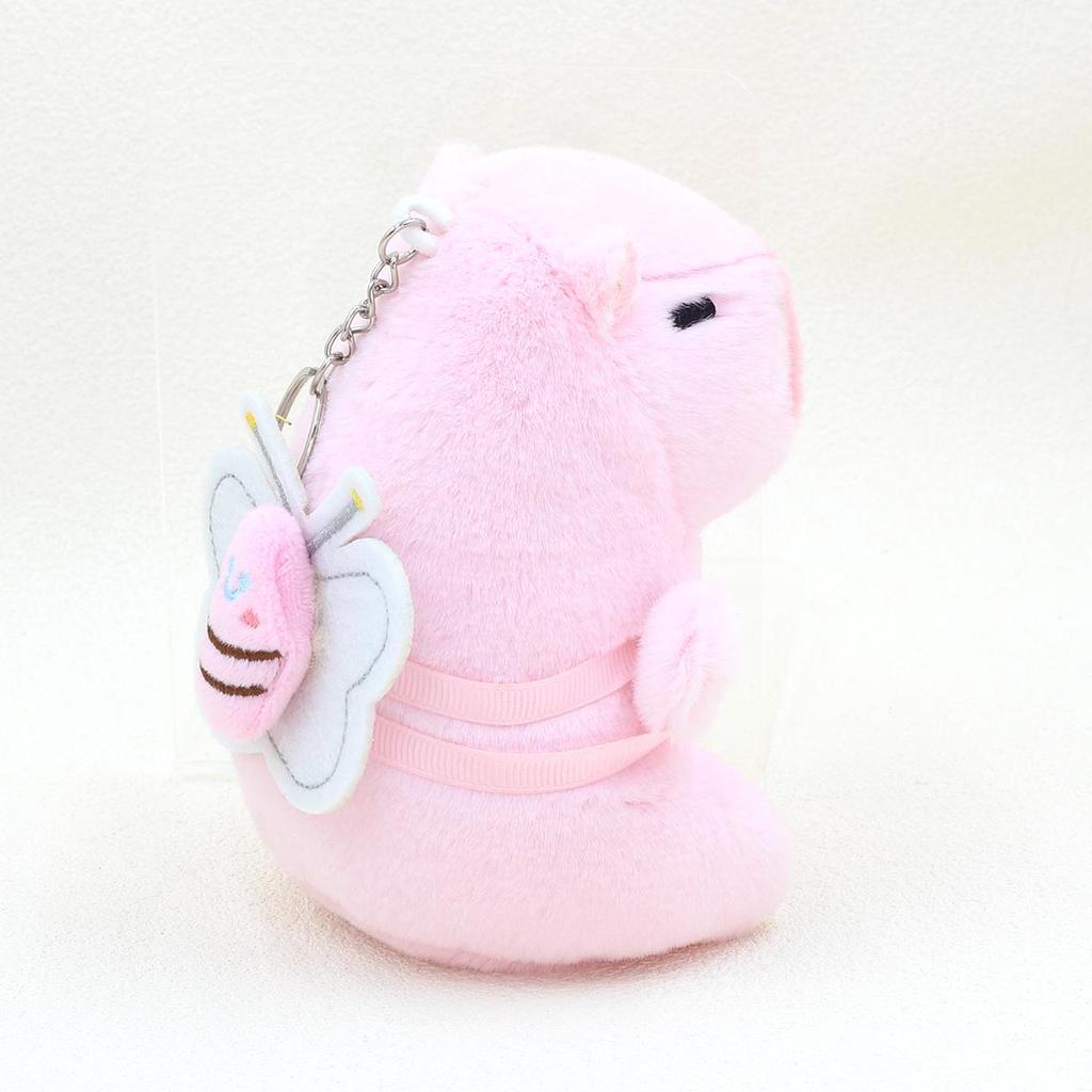 Capybara Plush Keychain: Cute Pull-out Toy & Internet Celebrity Pendant Charm