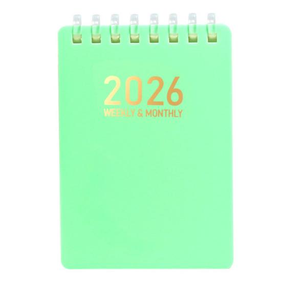 2026 Day Planner A7 Pocket Size Coil Notebook for Law Nursing Sketching Office Task Organizer for Work Study Planning