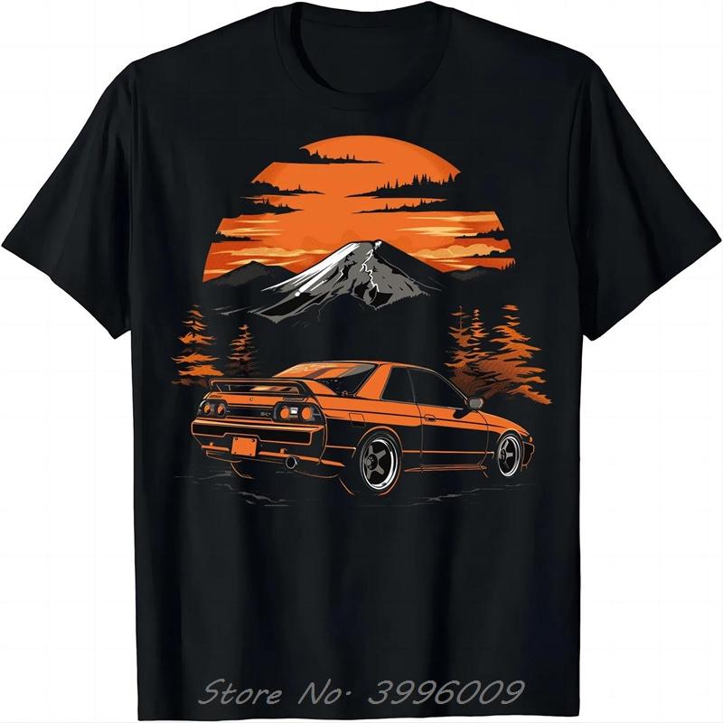 Adventure Awaits T Shirt Road Trip To The Peaks T-shirt Car Custom Graphic TShirt Harajuku Cotton Tops Tees Fitness Men Clothing