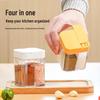 HA Sliding 4-Compartment Spice Jars