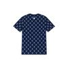 New MLB MONOGRAM Reading Collection T Shirt Unisex Navy Blue 3ATSM0143-43NYS