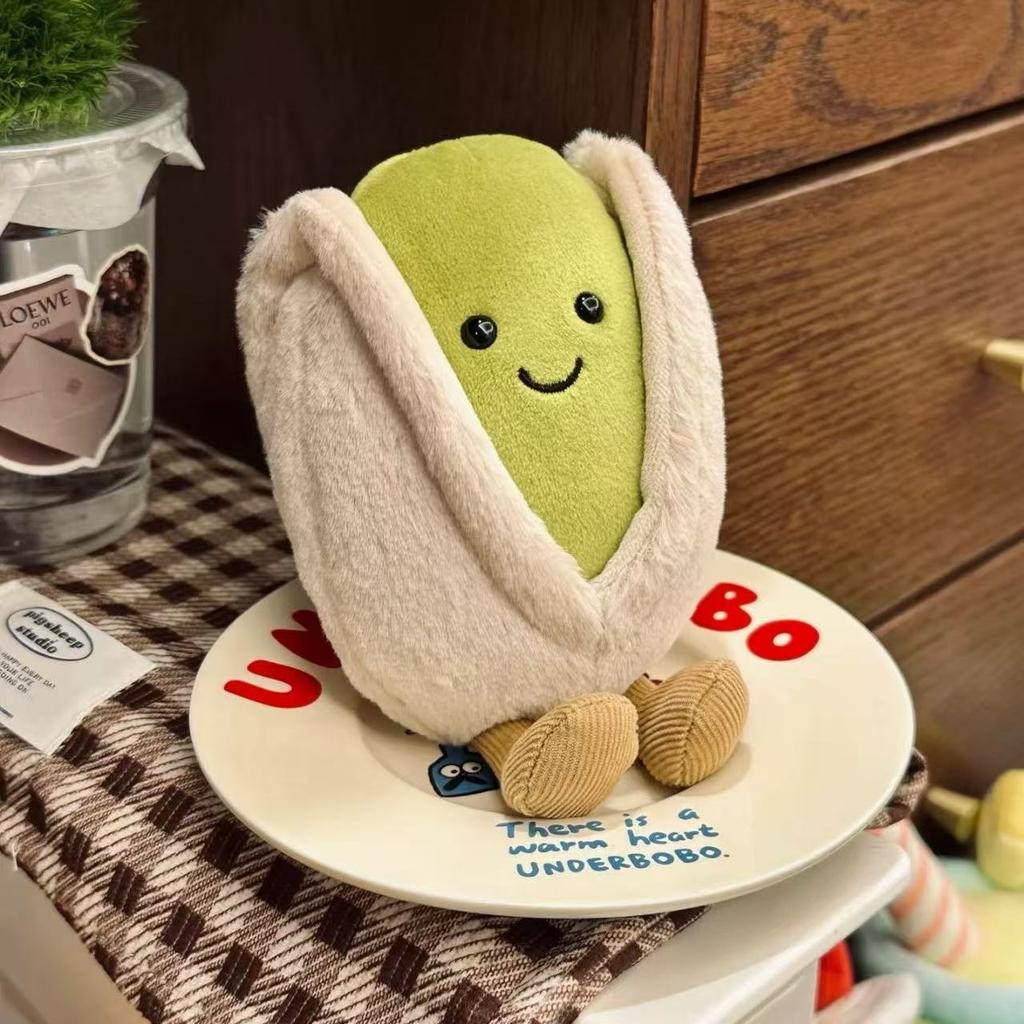12cm Fun Pistachio Doll Very Soft Stuffed Pistachio Plushies Cute Plush Toy Gifts Girl Kids