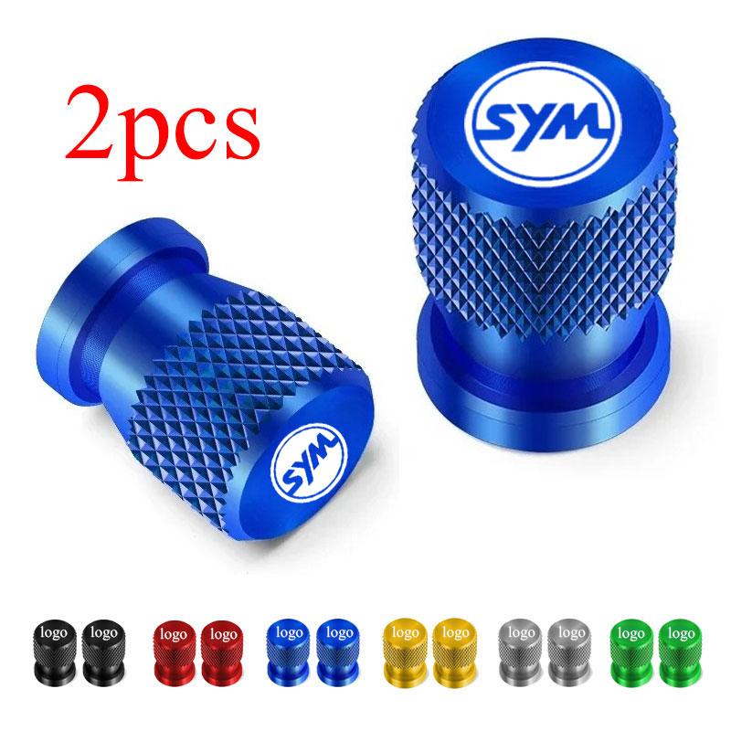 2pcs For SYM Maxsym 400I 600I TL500 TL508 Jetx Jet X 125 150 Fiddle 2 3 4 Wheel Tire Parts Valve Stem Caps Cover Airdust