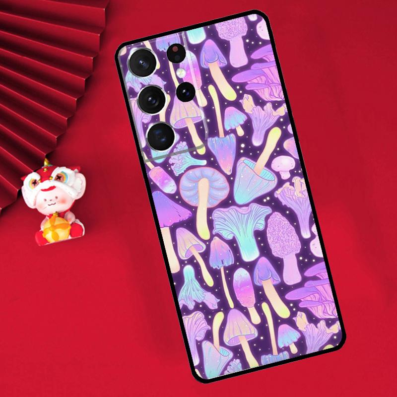 Mushroom Forest Case For Samsung Galaxy S25 S26 Ultra S22 S23 S24 Ultra S20 S21 Plus S10 S25 FE Cover Funda