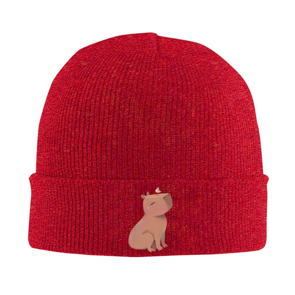 Capybara Print Autumn Hats Beanie Hats For Women Beanie Winter Soft Cozy Warm Stretch Thick Trendy Beanies Hats