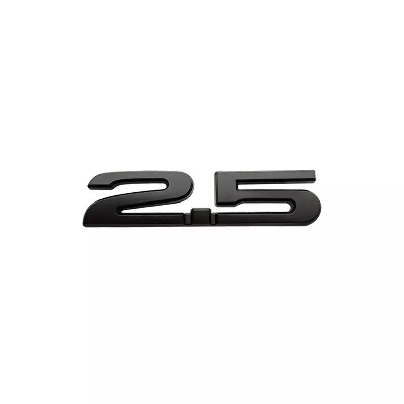 Metal 2.0 2.5 Car Body Logo Sticker Rear Trunk Badge Emblem Decal for All Car