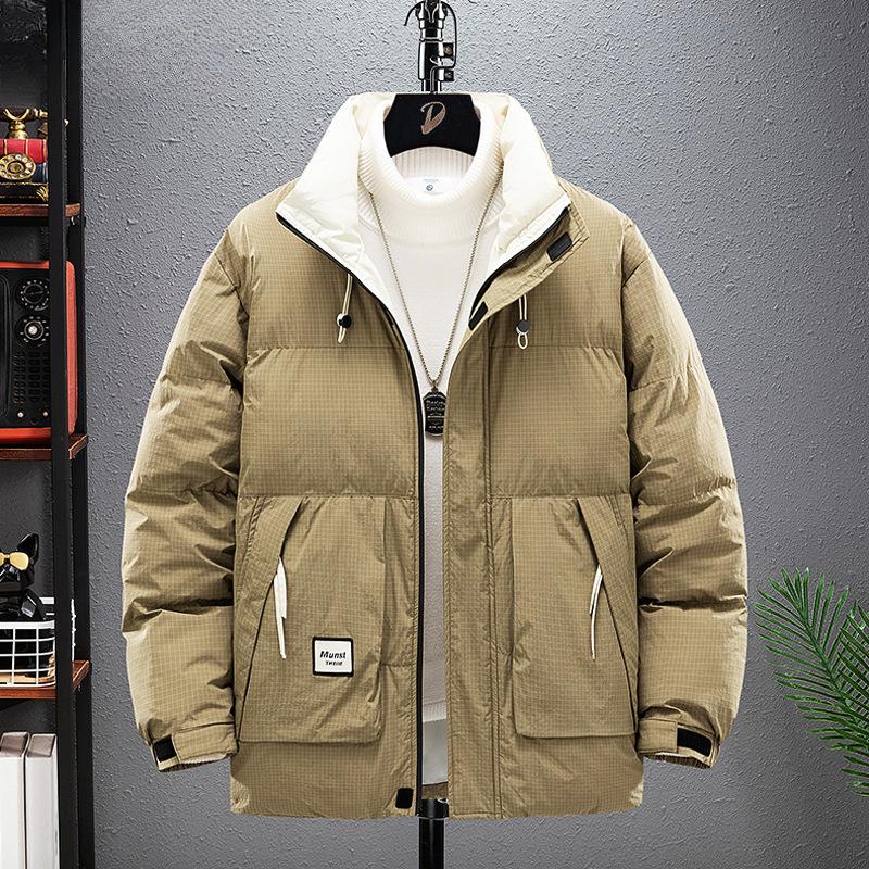 

Stand-up Collar Loose Cold-resistant Warm Cotton Clothing 4XL дубильная кора