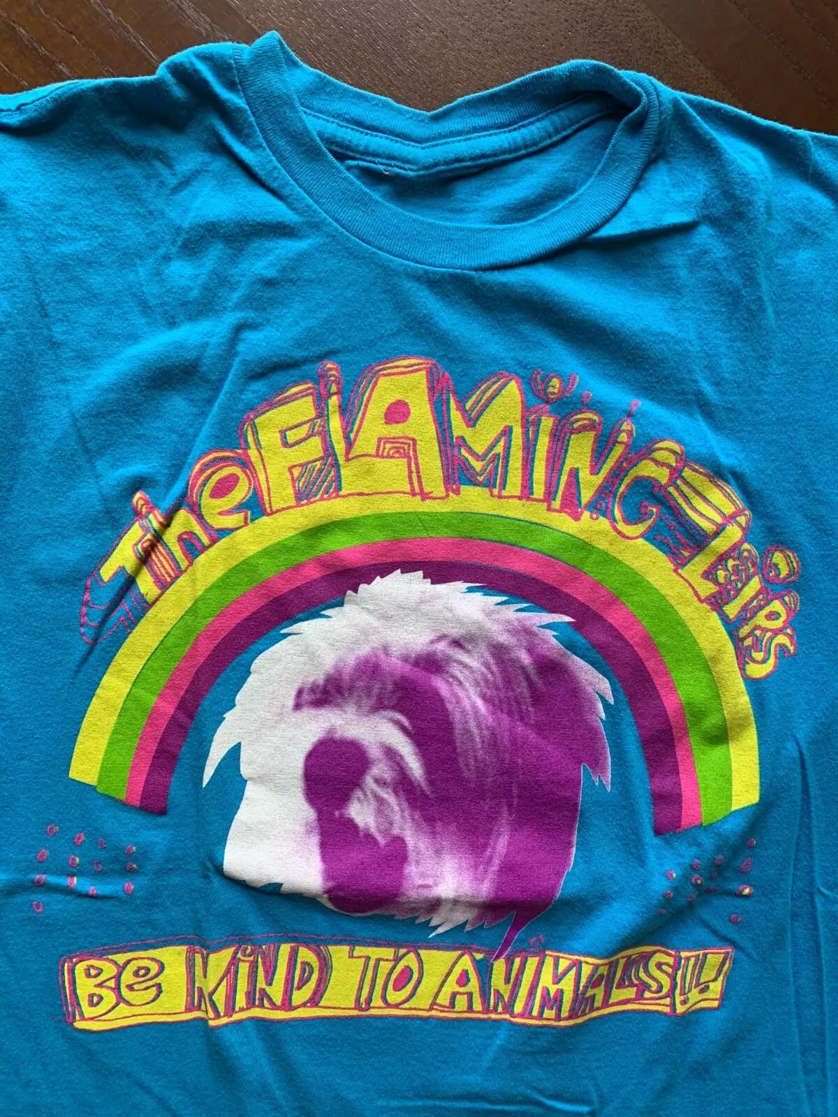 The Flaming Lips Be Kind To Animals in Sapphire T-shirt S to 5XL PA280 XL