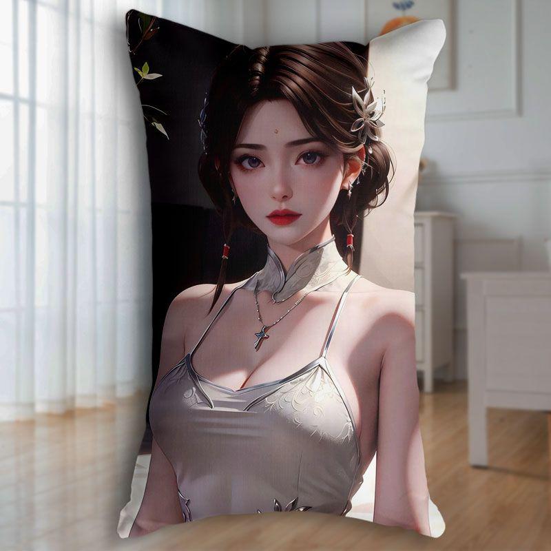 Anime Student Dormitory Room Bedroom Sleeping Pillow Sofa Decorative Cushion